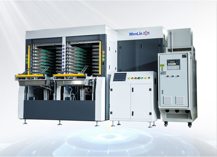 WENLIN-New Full Auto7500Y-10 文林新一代油加热全自动智能卡层压机